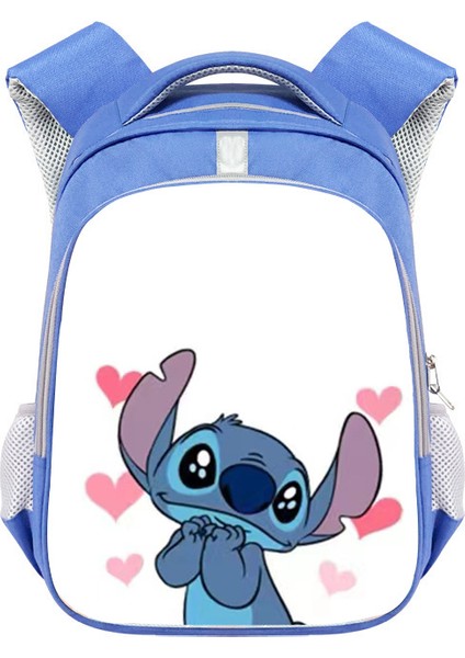 New Stitch Sevimli Büyük Kapasiteli Okul Çantası (Yurt Dışından)