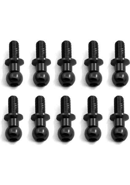 10 Adet M3 Metal Altıgen Başlı Vidalar Tamiya TT01 TT02 Sakura D5 1/10 Rc Drift Araba Yedek Parçaları Evrensel, Siyah (Yurt Dışından)