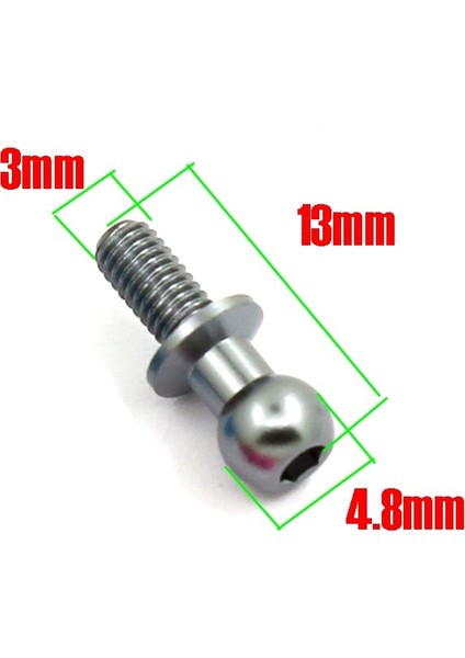 10 Adet M3 Metal Altıgen Başlı Vidalar Tamiya TT01 TT02 Sakura D5 1/10 Rc Drift Araba Yedek Parçaları Evrensel, Siyah (Yurt Dışından)