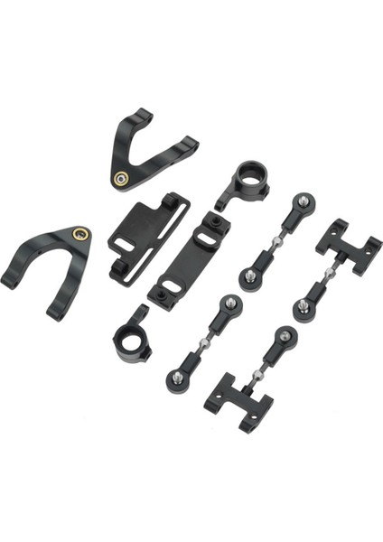 Metal Direksiyon Kupası Üst Alt Salıncak Kolu Koltuk Direksiyon Kaydırıcı Dönüm Bloğu Wpl D12 D42 1/10 Rc Araba Yükseltme Parçaları, 3 (Yurt Dışından)