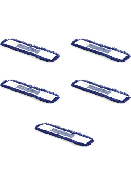 Orlon Yedek Nemli Palet Tablet Toz Toplama Statik Mop - Mavi - 40 Cm. - 5 Adet