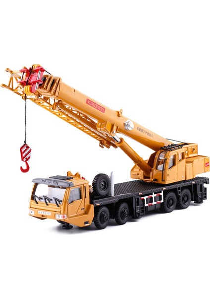 1:55 Mega Kaldırıcı Alaşımlı Döküm Modeli 4 Ön Tekerlek Direksiyon Bağlantısı 360 Derece Döndürme Çalışma Platformu Vinç Çocuk Hediyeler (Yurt Dışından)