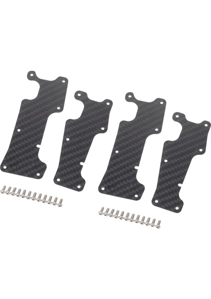 Karbon Fiber Ön ve Arka Süspansiyon Kolu Koruyucu Zırh Koruma Levhası 1/8 Traxxas Kızak Rc Araba Yükseltme Parçaları (Yurt Dışından)