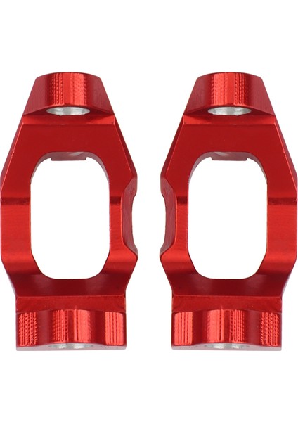 2 Adet Metal Ön C-Hub Teker Bloğu Eksenel Yeti Jr. AX90052 AXI90069 1/18 Rc Araba Yükseltme Parçaları, Kırmızı (Yurt Dışından)
