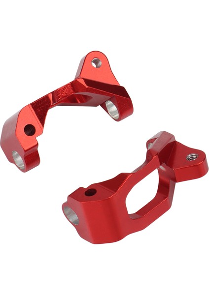 2 Adet Metal Ön C-Hub Teker Bloğu Eksenel Yeti Jr. AX90052 AXI90069 1/18 Rc Araba Yükseltme Parçaları, Kırmızı (Yurt Dışından)