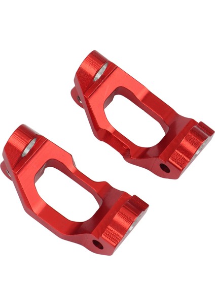 2 Adet Metal Ön C-Hub Teker Bloğu Eksenel Yeti Jr. AX90052 AXI90069 1/18 Rc Araba Yükseltme Parçaları, Kırmızı (Yurt Dışından)