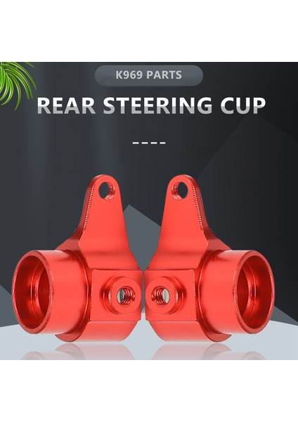2 Adet Yükseltilmiş Metal Parçalar Arka Direksiyon Kupası Wltoys P929 P939 K969 K979 K989 K999 1/28 Rc Araba, Kırmızı (Yurt Dışından) fiyatları