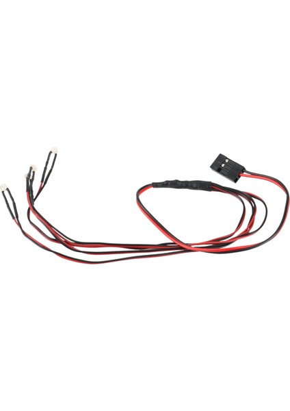4 LED Işıklar Farlar 1/24 Rc Paletli Araba Eksenel SCX24 90081 AXI00001 AXI00002 Yükseltme Parçaları (Yurt Dışından)