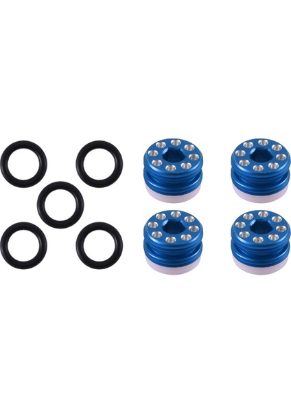 Arrma Blx 6s 1/8 Karton Typhon Outcast 1/7 Sınırsız Mojave Parçaları, 2 Için O-Ringli Metal Delrin Kapak Göbek Somunu AON21N02 (Yurt Dışından)