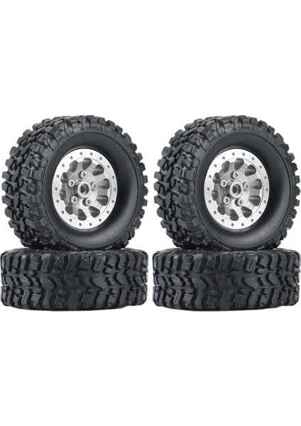 Adet Metal Beadlock Tekerlek Göbeği Jant ve Kauçuk Lastik Wpl C14 C24 B14 B24 B36 Mn D90 MN99S Rc Araba Yükseltme Parçaları,1 (Yurt Dışından)