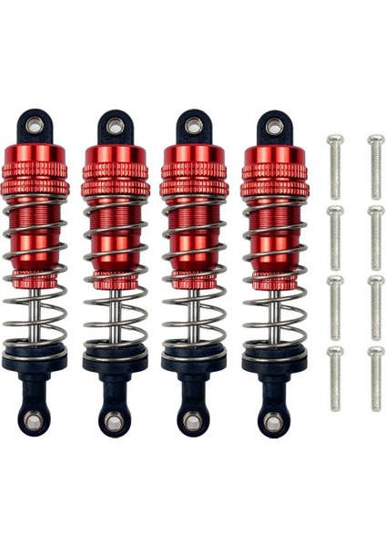 4 Adet Metal Ön ve Arka Yağ Amortisör Damperi Mjx H16 16207 16208 16209 16210 1/16 Rc Araba Yükseltme Parçaları, 1 (Yurt Dışından)