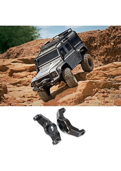 1/18 Trx-4m Tırmanma Araba Pirinç Yükseltme Tekeri Blokları Simülasyonu, Modifiye ve Yükseltilmiş Aksesuarlar Için (Yurt Dışından)