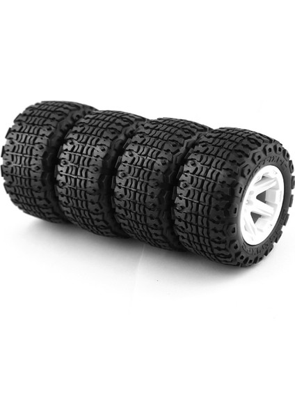4 Adet 105MM 1.9 Jant Lastik Seti 1/10 Rc Paletli Araba Traxxas Trx4 RC4WD D90 Eksenel SCX10 Iı Iıı,b,siyah (Yurt Dışından)