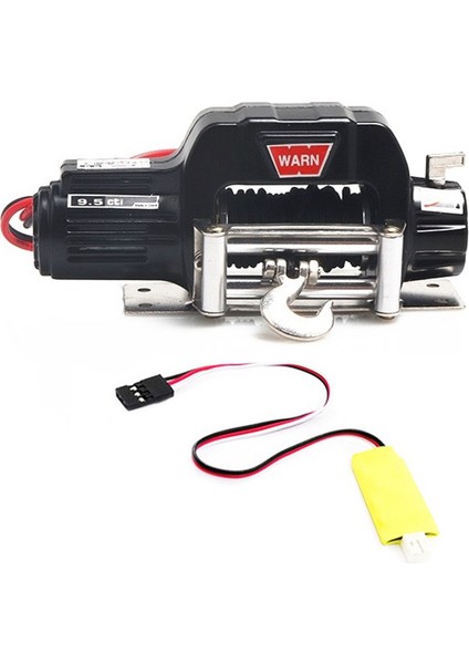 Metal Otomatik Vinç 3ch Kontrol Kablosu ile 1/10 Rc Paletli Araba Eksenel SCX10 Traxxas Trx4 RC4WD D90 Yükseltme Parçaları,1 (Yurt Dışından)