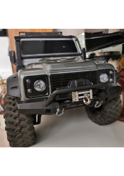Metal Otomatik Vinç 3ch Kontrol Kablosu ile 1/10 Rc Paletli Araba Eksenel SCX10 Traxxas Trx4 RC4WD D90 Yükseltme Parçaları,1 (Yurt Dışından)