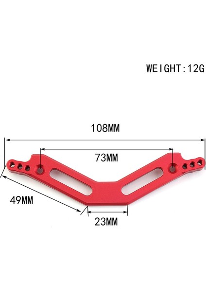 Metal Arka Şok Kulesi Arrma 1/10 Kraton Granit Big Rock Senton Outcast 4x4 3 S Blx Rc Araba Yükseltme Parçaları,1 (Yurt Dışından) fırsatları