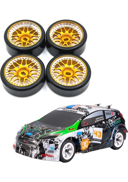 27MM Sert Plastik Sürüklenme Lastikleri Lastik Metal Jant Wltoys 284131 K969 K979 K989 Kyosho Mini-Z 1/28 Rc Araba Parçaları,1 (Yurt Dışından) indirimleri