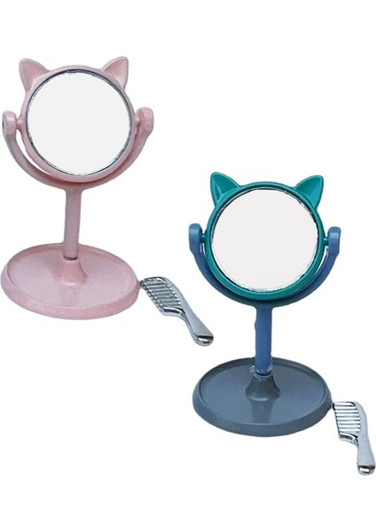 1:12 Ölçekli Dollhouse Boy Aynası Kawaii Mini Bebek Minyatür Yatak Odası Modeli Mobilya Dekor Aksesuarları Fotoğraf Rengi (Yurt Dışından) fiyatları