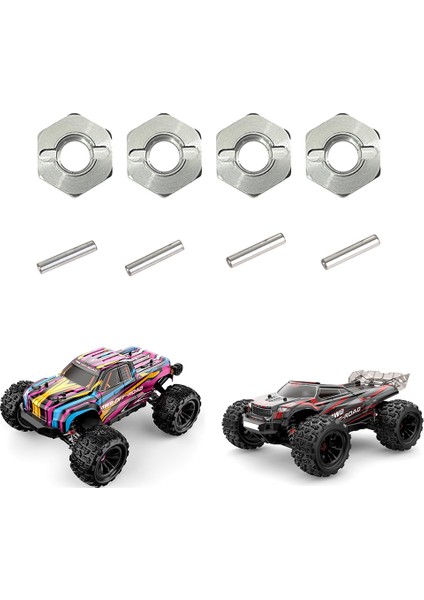 4 Adet Metal 12MM Tekerlek Altıgen Göbek Adaptörü Mjx Hyper Go H16 16207 16208 16209 16210 14301 14302 Rc Araba Yükseltme Parçaları (Yurt Dışından)
