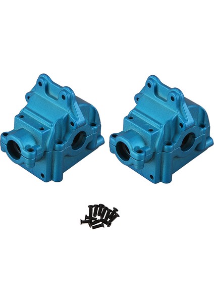 Adet Metal Dalga Kutusu Dişli Kutusu Üst ve Alt Kapak 144001-1254 1/14 Wltoys 144001 Rc Araba Yedek Parçaları, Mavi (Yurt Dışından)