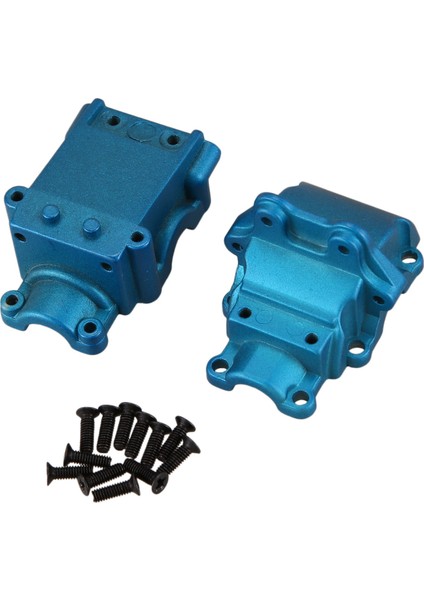 Adet Metal Dalga Kutusu Dişli Kutusu Üst ve Alt Kapak 144001-1254 1/14 Wltoys 144001 Rc Araba Yedek Parçaları, Mavi (Yurt Dışından)