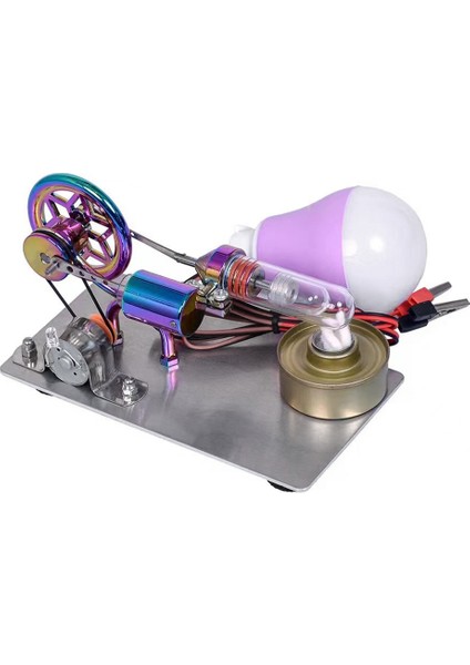 Sıcak Hava Stirling Motor Modeli Jeneratör Motoru Fizik Deney Bilim Oyuncak Eğitim Bilimi Oyuncak Çok Renkli (Yurt Dışından)