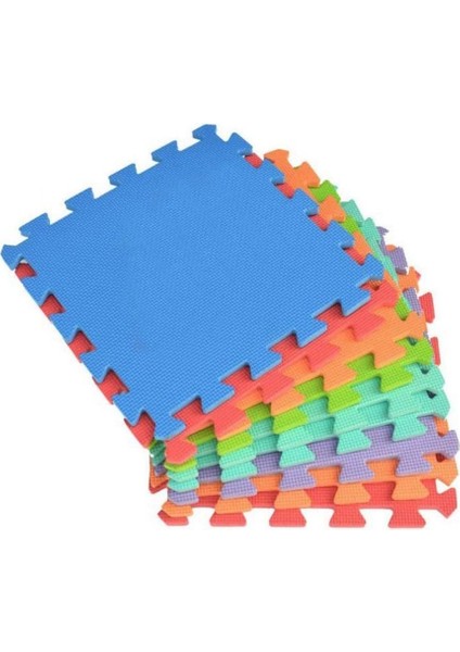 Oyun Paspasları Puzzle Modüler Renkli 20 Parça 30X30 cm Tatami Için Yumuşak Eva Köpük Çocuk Puzzle Halısı (Yurt Dışından)