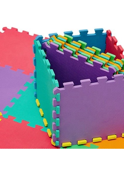 Oyun Paspasları Puzzle Modüler Renkli 20 Parça 30X30 cm Tatami Için Yumuşak Eva Köpük Çocuk Puzzle Halısı (Yurt Dışından)
