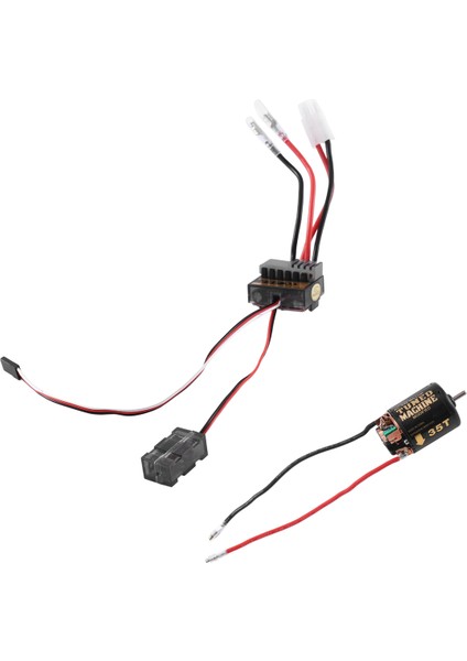 320A Esc + 540 Fırçalı Motor 35 T 1/10 Rc Araba Eksenel SCX10 Traxxas Trx4 D90 Hsp Tamiya Redcat,3 (Yurt Dışından)