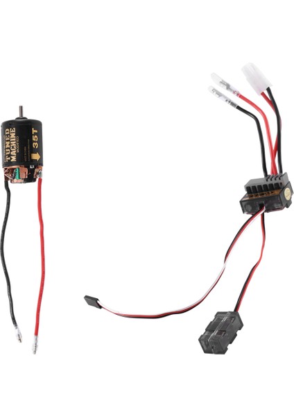 320A Esc + 540 Fırçalı Motor 35 T 1/10 Rc Araba Eksenel SCX10 Traxxas Trx4 D90 Hsp Tamiya Redcat,3 (Yurt Dışından)