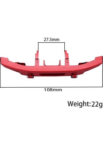 Metal Ön Tampon Çekme Kancası ile 9735 Traxxas TRX4M Trx-4m Bronco 1/18 Rc Paletli Araba Yükseltme Parçaları Op Aksesuarları, 3 (Yurt Dışından) modelleri