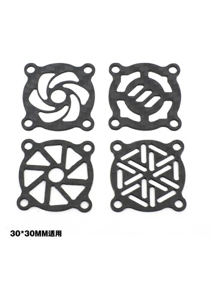 Karbon Fiber Soğutma Fanı Kapağı 30X30MM Rc Motor Için Esc Elektrik Düzenleyici Fan Koruma Kapağı, A (Yurt Dışından) modelleri