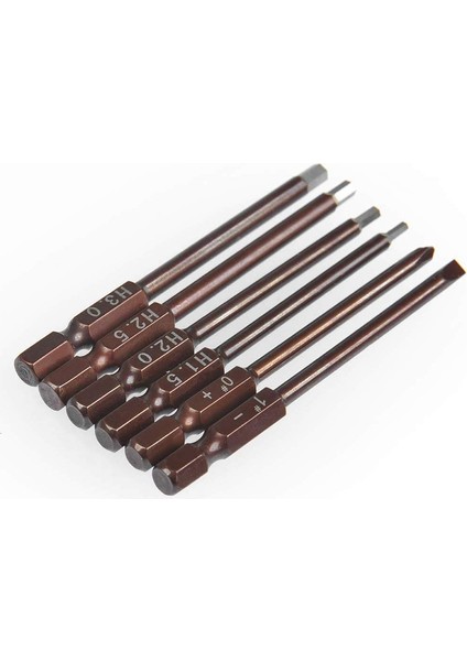 6 In 1 Tornavida Onarım Aracı Kiti 1.5mm 2.0mm 2.5mm 3.0mm Hepsi Bir Arada Hex Sürücü El Seti Rc Fpv Yarış Drone Için (Yurt Dışından)