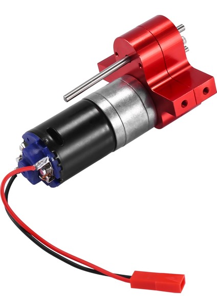 Metal 370 Motor Şanzıman Dişli Kutusu Wpl C14 C24 B24 B36 Mn D90 D99 MN99S Rc Araba Yükseltme Parçaları, Kırmızı (Yurt Dışından)