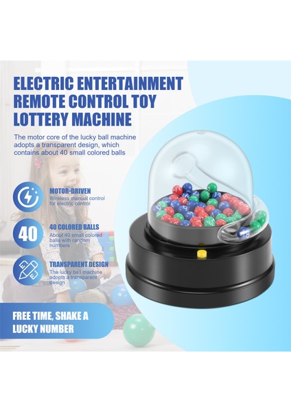 Elektrikli Şanslı Piyango Oyuncak Numara Toplama Makinesi Mini Piyango Oyunları Sallamak Şanslı Top Eğlence Kurulu Oyunu Parti Oyunları (Yurt Dışından) modelleri