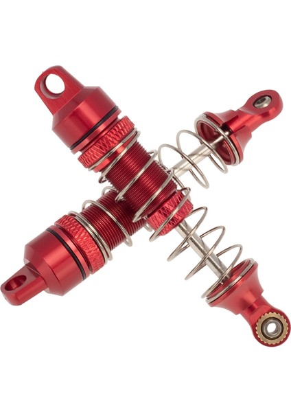Adet Metal Ön ve Arka Amortisör Yayı Damperleri Losi 1/18 Mini-T 2.0 2WD Stadyum Kamyon Yükseltme Parçaları Kırmızı (Yurt Dışından) modelleri