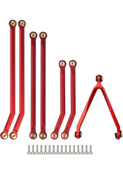 Cnc Yüksek Gümrükleme Şasi Bağlantı Çubuğu Seti 1/24 Rc Paletli Araba Eksenel SCX24 AXI00005 Jeep Gladyatör Yükseltme Parçaları,1 (Yurt Dışından)