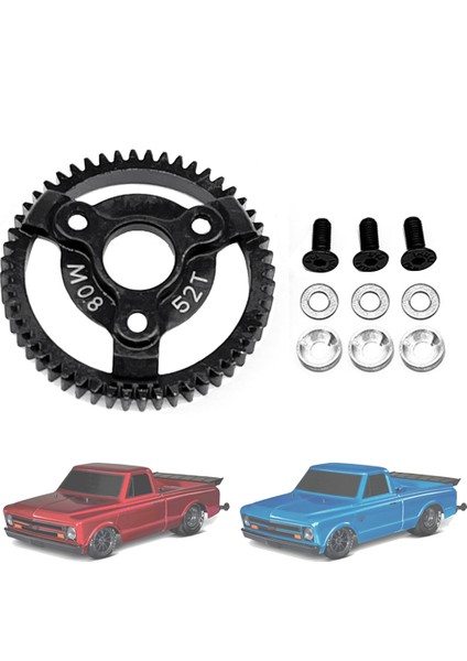 Çelik Metal Dişli 32 P(M0.8) 58 T Motor Pinyon Dişlileri 1/10 Traxxas Summit, Revo, E-Revo, Slash Rc Buggy Kamyon Yükseltme Parçaları (Yurt Dışından)