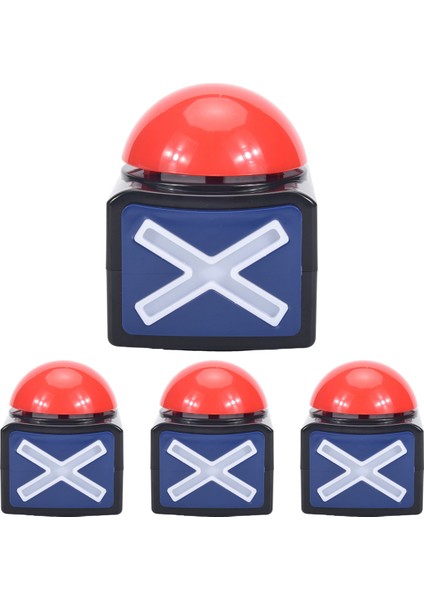 4 Adet Oyun Cevap Buzzer, Oyun Buzzer Alarm Sesi Çalma Düğmesi Işık ile Bilgi Yarışması Bilgi Yarışması Var Yetenek Buzzer Oyunu Oyuncak Çocuklar Için (Yurt Dışından)