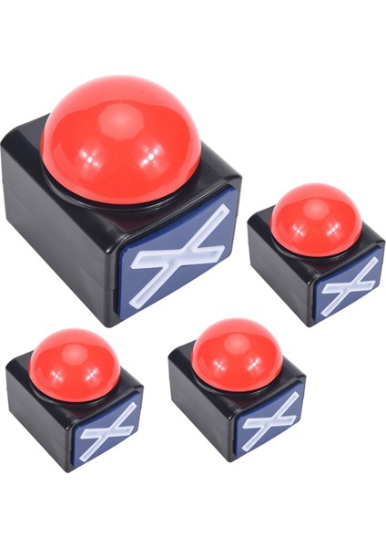 4 Adet Oyun Cevap Buzzer, Oyun Buzzer Alarm Sesi Çalma Düğmesi Işık ile Bilgi Yarışması Bilgi Yarışması Var Yetenek Buzzer Oyunu Oyuncak Çocuklar Için (Yurt Dışından)