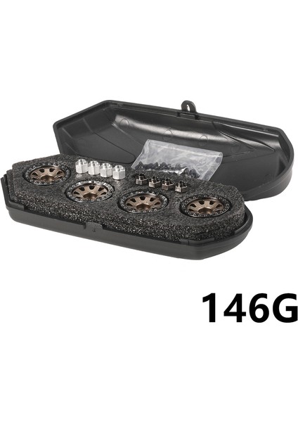 Adet 96G 1.0 Metal Beadlock Tekerlek Hub Eksenel SCX24 AX24 Traxxas TRX4M Fms FCX24 1/18 1/24 Rc Paletli Araba Parçaları, B (Yurt Dışından)
