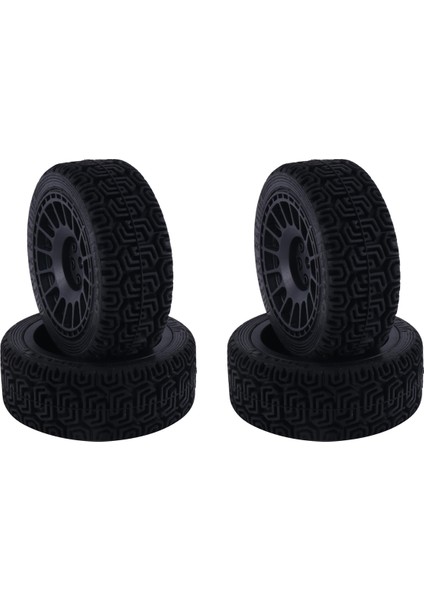 68MM 1/10 Rc Araba Yarışı Lastikleri Yol Touring Drift Araba Lastiği Tekerlekler Tamiya TT01 TT02 TT02B XV01 TA06 Ptg-2, Siyah (Yurt Dışından)