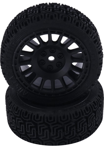 68MM 1/10 Rc Araba Yarışı Lastikleri Yol Touring Drift Araba Lastiği Tekerlekler Tamiya TT01 TT02 TT02B XV01 TA06 Ptg-2, Siyah (Yurt Dışından)