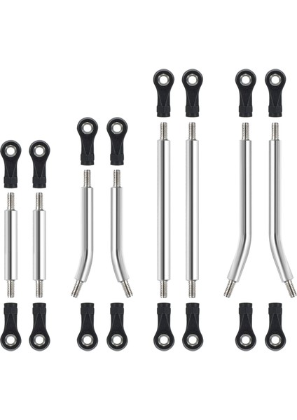 Adet Paslanmaz Çelik Yüksek Boşluk Süspansiyon Bağlantı Çubuğu Seti 9749 TRX4M Trx4-M 1/18 Rc Araba Yükseltme Parçaları (Yurt Dışından)