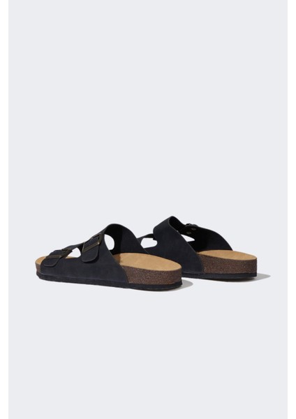 Erkek Düz Taban Çift Bantlı Suni Deri Terlik C3754AX25HS modelleri