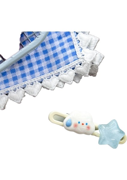 Dopamin Şeker Rengi Yıldız Saç Klipsi (Yurt Dışından)