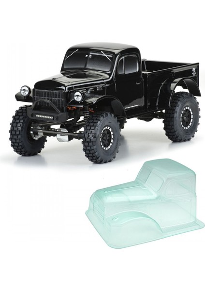 Dodge Güç Vagon Kabin Eksenel SCX10 Traxxas Trx4 YK4102 Rgt 86100 Redcat Gen8 Mst 1/10 Rc Paletli Için Plastik Şeffaf Gövde (Yurt Dışından) modelleri