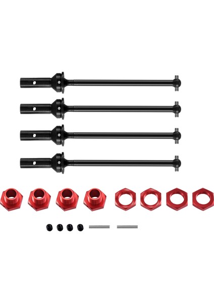 Arrma 1/7 Ihlal Sınırsız Felony 1/8 Typhon Rc Araba Parçaları Için 17MM Hex Ile Metal Ön ve Arka Tahrik Mili, 4 (Yurt Dışından)