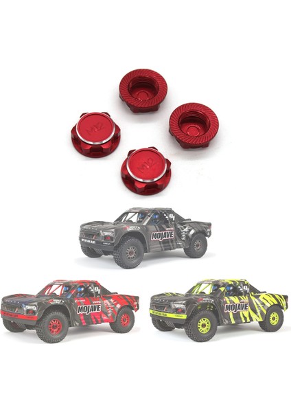 4 Adet 17MM M12 Metal Tekerlek Altıgen Somun Kapağı 1/7 Kral Motor Km Rc Ralli Araba Arrma Mojave Yükseltme Parçaları Aksesuarları, 1 (Yurt Dışından) fırsatları