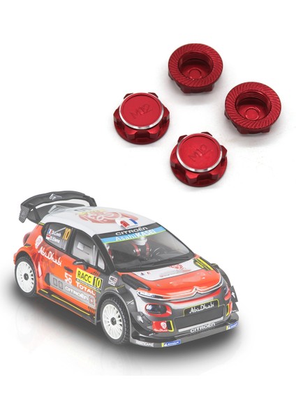 4 Adet 17MM M12 Metal Tekerlek Altıgen Somun Kapağı 1/7 Kral Motor Km Rc Ralli Araba Arrma Mojave Yükseltme Parçaları Aksesuarları, 1 (Yurt Dışından) indirimleri